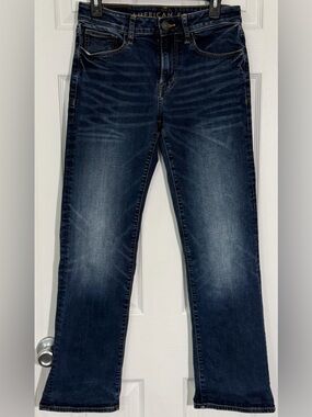 American Eagle AE Bootcut Jeans 29x32 Ne(x)t Level Flex Stretch Dark Wash Denim